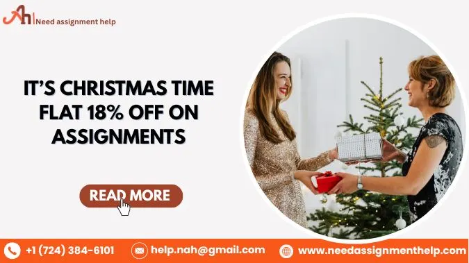 It’s Christmas Time | Flat 18% Off On Assignments